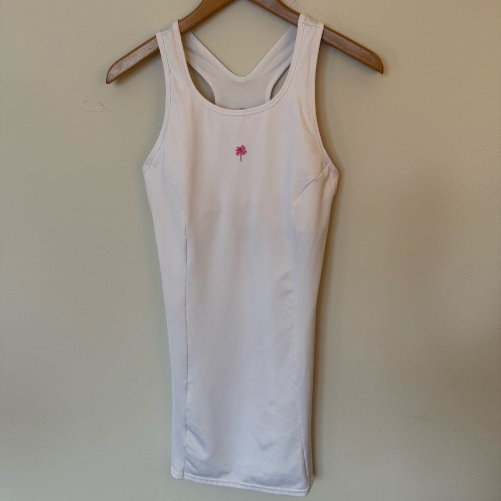 Lilly Pulitzer Champ Dress White Tennis Shelf Bra